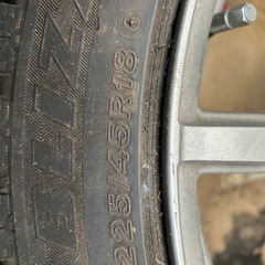 スタッドレス　ホイール・タイヤ４本セット225-45-18の画像