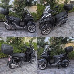 【普通免許仕様もOK】トリシティ125 SE82J 4万km SP忠男マフラー AFスクリーン等 オイル交換★TRIX★の画像