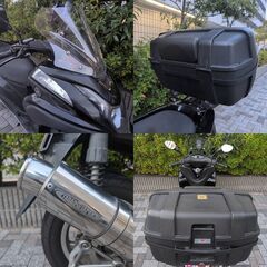 【普通免許仕様もOK】トリシティ125 SE82J 4万km SP忠男マフラー AFスクリーン等 オイル交換★TRIX★の画像