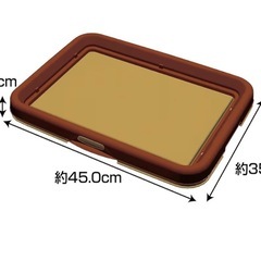 ペティオ (Petio) 片手でらくらく ドッグトレー ブラウン 犬用 レギュラーの画像