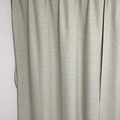 無印良品 ポリエステル二重織 ノンプリーツカーテンの画像