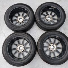 スタッドレスタイヤ・アルミホイール4本セット　ピレリー   ice zero asimmetrico 215/60R17　Work SEPTIMO G01+  7J　5穴　P.C.D. 114.3　INSET　48の画像