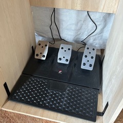 FLASHFIRE SUZUKA WHEEL 900R ハンドルコントローラー　自作台付きの画像