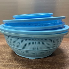 新品 プラスチック ザル セットの画像