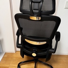 【美品】チェア　椅子　オフィスチェア　ブラックの画像