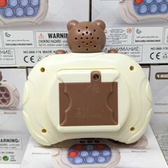 新品 くま プッシュポップ ゲーム 光る 電動 電子もぐらたたき 音楽付き 知育玩具 クリスマス パーティー プレゼントの画像