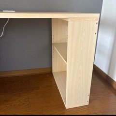 棚付きデスクの画像