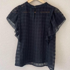 【12TwelveAgenda】トゥエルブアジェンダ ブラウス ブラック Mサイズの画像