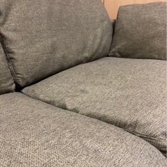 3人がけ ソファ 緑 ふかふか クッション付き 洗えるカバー 【12/7まで