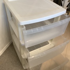 衣装ケース3段　お譲りしますの画像