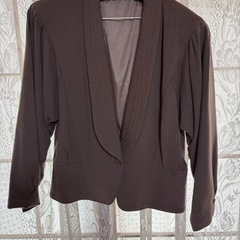 紫　カーディガンの画像