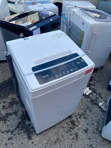 NO B688?福岡市内配送設置無料✨?アイリスオーヤマ 上面 洗濯機 6kg 全自動 1人暮らし まとめ洗い 毛布 部屋干し お急ぎ