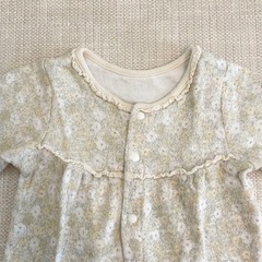 【Birthday】 バースデイ conoco 花柄 フリル ロンパース 黄色 70cmの画像