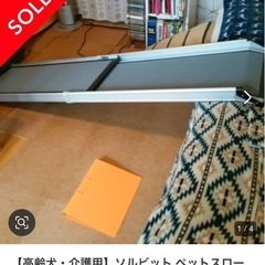 ソルビット (SOLVIT) ペットステップ スライド スロープ　シルバーの画像