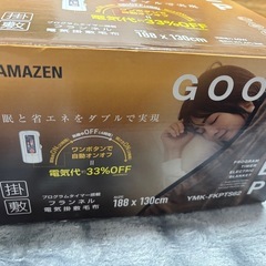 山善フランネル電気掛敷毛布　　の画像