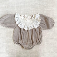 【BebeHolic】ベベホリック ロンパース Sサイズ（約70cm）の画像