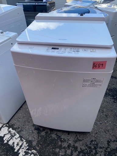 NO B689?福岡市内配送設置無料✨?アイリスオーヤマ 洗濯機 10kg 幅58.6cm 二人暮らし ファミリー向け 部屋干し時間短