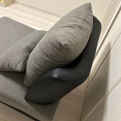 1人掛けソファ レザーの画像