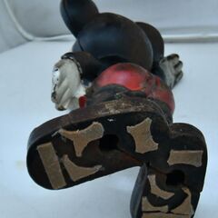 ●ヴィンテージ品●ミッキーマウス　鋳鉄　貯金箱●ディズニー　ミッキー　コインバンク●相模原●の画像