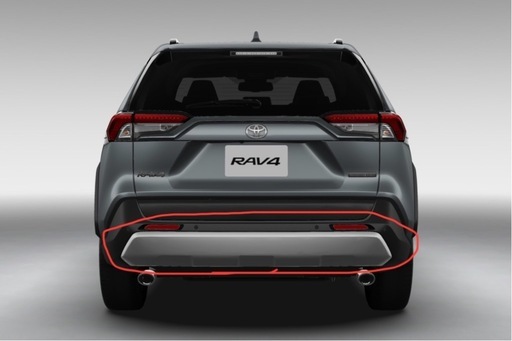 RAV4 フロント・リアスキッドプレート未開封 (dic.) 福井の外装、車外
