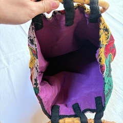 ハンドメイド　カラフル　バッグの画像