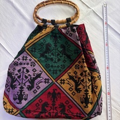 ハンドメイド　カラフル　バッグの画像