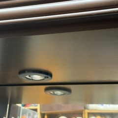 木製ガラスショーケース！照明付き！の画像