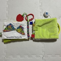 赤ちゃん　布絵本　おもちゃ３点セットの画像