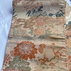 丸帯　着物帯　ゴールドの画像