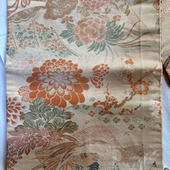 丸帯　着物帯　ゴールドの画像