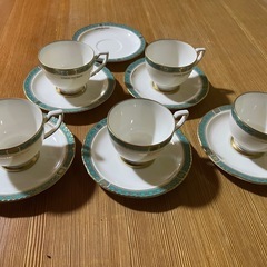 ピエールバルマン カップ&ソーサー 5客セット 【取りに来て下さる方】PIERRE BALMAINの画像