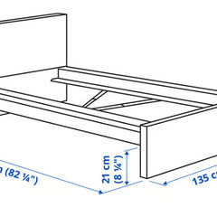 マルム IKEA ベッドの画像