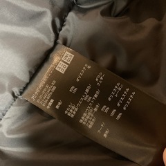 ユニクロ　ハイブリッド
ダウンコート　XL ブラック　美品の画像