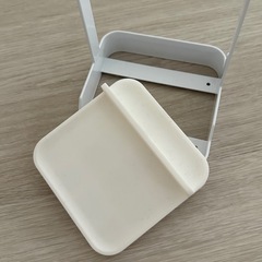 【山崎実業】耐熱トレー付きヘアーアイロンスタンド タワーの画像