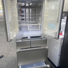 NO B699🌈福岡市内配送設置無料✨🌈SJ-GS43C-N 冷蔵庫 プラズマクラスター冷蔵庫 シャンパンゴールド [430L /6ドア /観音開きタイプ]の画像