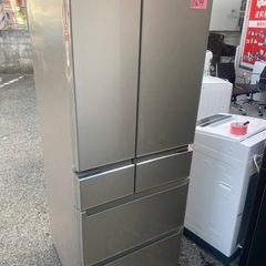 NO B699🌈福岡市内配送設置無料✨🌈SJ-GS43C-N 冷蔵庫 プラズマクラスター冷蔵庫 シャンパンゴールド [430L /6ドア /観音開きタイプ]の画像