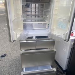 NO B699🌈福岡市内配送設置無料✨🌈SJ-GS43C-N 冷蔵庫 プラズマクラスター冷蔵庫 シャンパンゴールド [430L /6ドア /観音開きタイプ]の画像