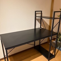 デスク　【ブラック
】の画像