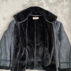 KANSAI JEANS 山本寛斎フェイクムートン調ボアジャケットブルゾン の画像