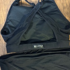 AUMNIEヨガタンクトップ　黒の画像
