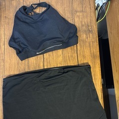 AUMNIEヨガタンクトップ　黒の画像