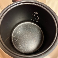 [非対面]ミニ炊飯器　1.5合炊きの画像