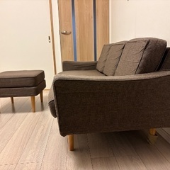 KEYUKA（ケユカ）コンパクト3人掛けソファーの画像
