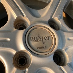 14インチアルミホイール＆スタッドレスタイヤ4本セット☆155/65R14☆Buster PRIMEアルミ＆BRIDGESTONE BLIZZAK VRX2☆軽自動車に☆千葉市よりの画像