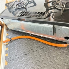 Rinnai リンナイ ガスコンロ 2020年製 グリル付き LPガス用「訳あり」電池付きの画像