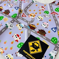 PUI PUI モルカー トイレマット＆トイレットペーパーホルダーカバー セットの画像