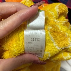 子供服   モコモコロンパースの画像