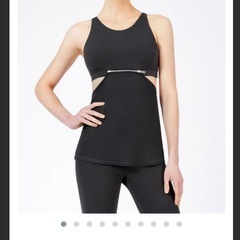 AUMNIEヨガタンクトップ　黒の画像