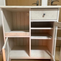 早め処分希望！キッチン　収納　調理家電置きの画像