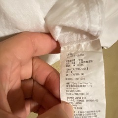 ワンポイントボタンシャツの画像